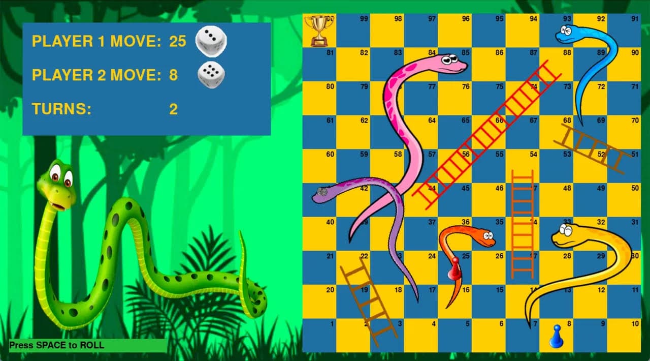 Pythons and Ladders screenshot